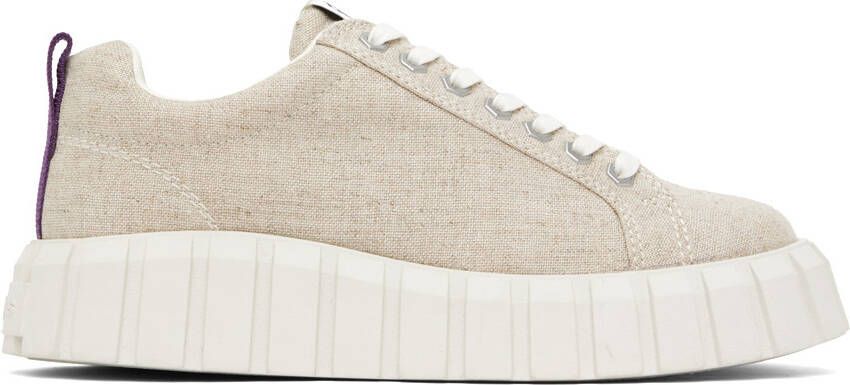 Eytys Beige Odessa Sneakers - Picture 5