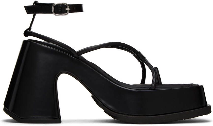 Eytys Black Olympia Heeled Sandals - Picture 5