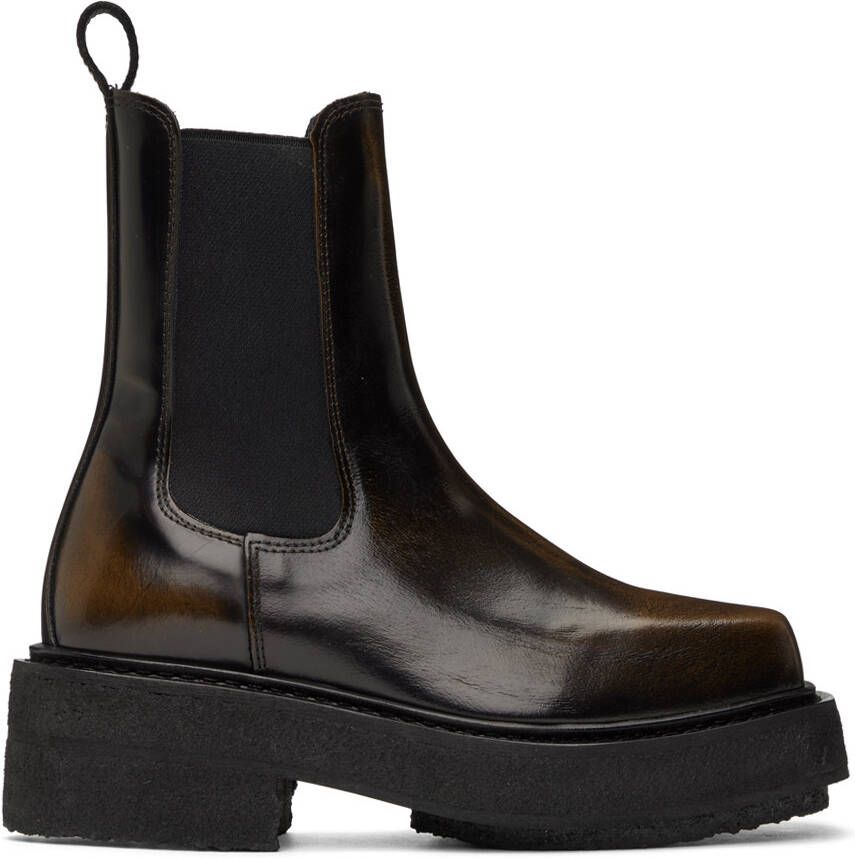 Eytys Brown Ortega II Chelsea Boots - Picture 5