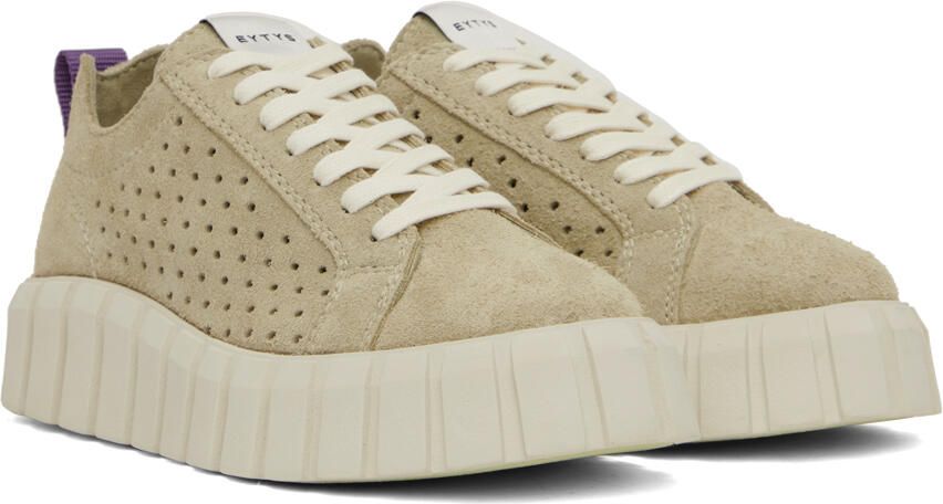 Eytys Beige Odessa Sneakers - Picture 2