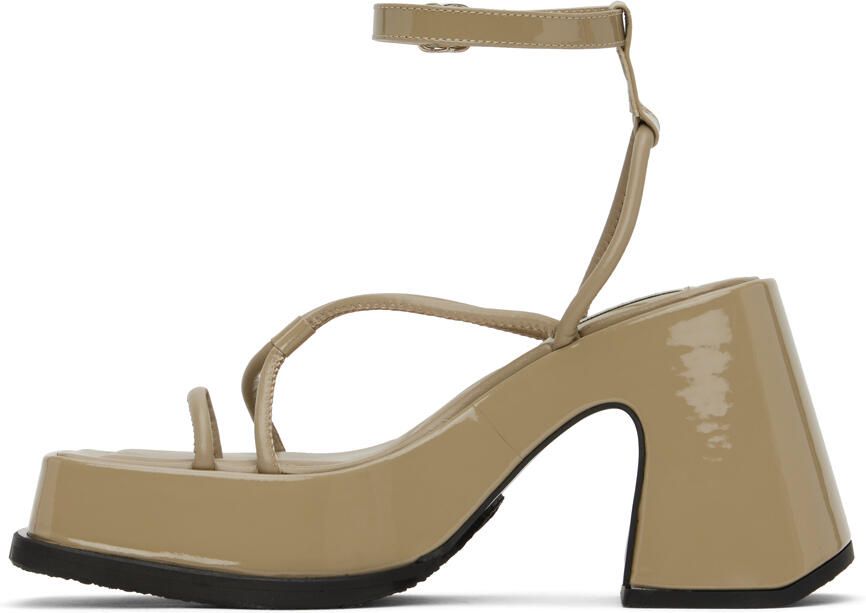Eytys Beige Olympia Heeled Sandals - Picture 2