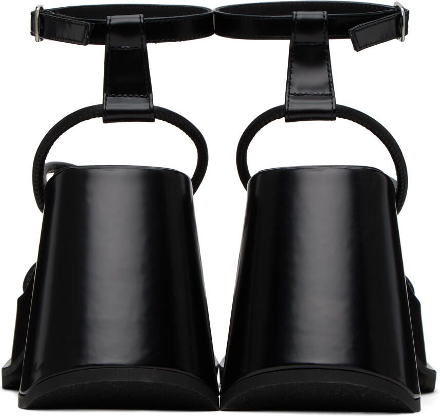 Eytys Black Olympia Heeled Sandals