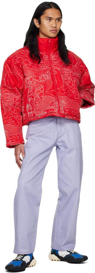 Eytys Blue & White Fugu Sneakers - Picture 4