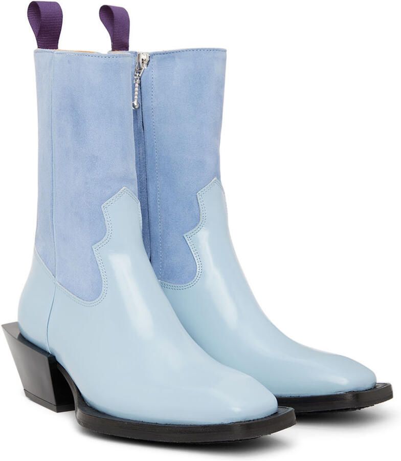 Eytys Blue Luciano Ankle Boots - Picture 2
