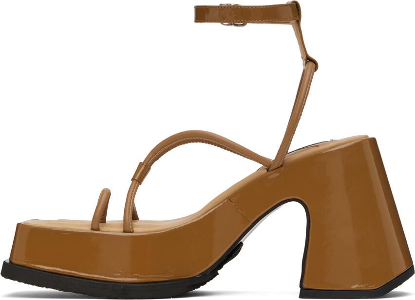 Eytys Brown Olympia Heeled Sandals - Picture 3
