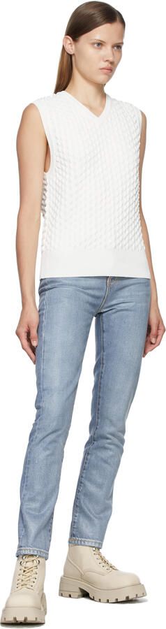 Eytys Off-White Canvas Michigan Boots - Picture 4