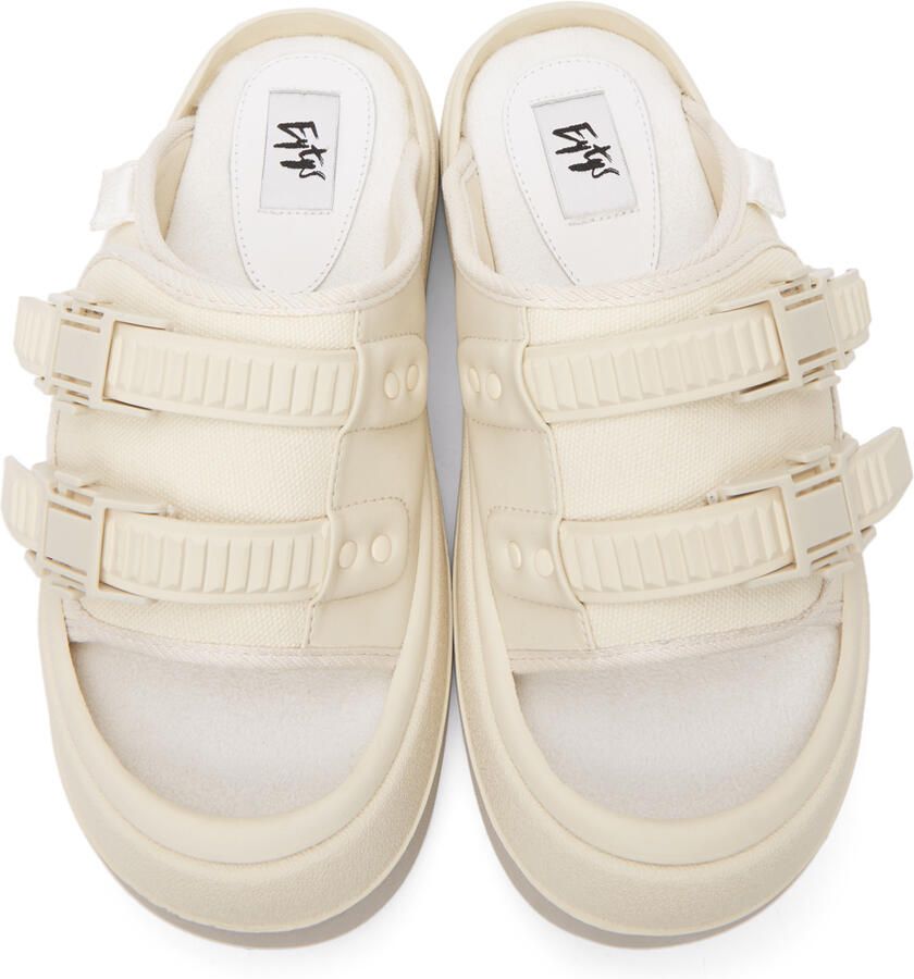 Eytys SSENSE Exclusive Off-White Capri Sandals