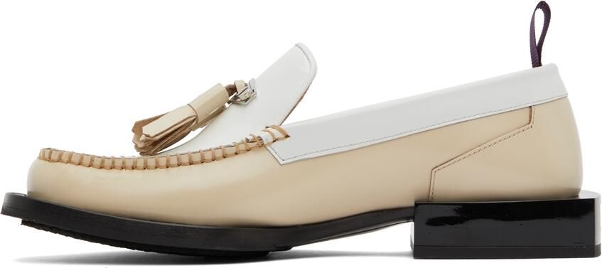 Eytys White & Beige Rio Loafers - Picture 3