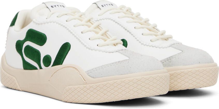 Eytys White & Green Santos Sneakers - Picture 2