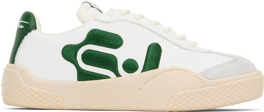 Eytys White & Green Santos Sneakers - Picture 5
