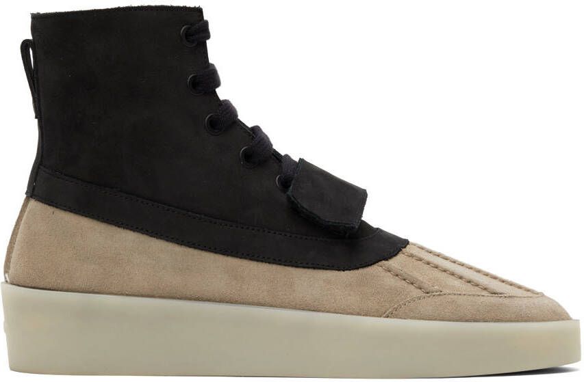 Fear of God Black & Taupe Duck Boots - Picture 5