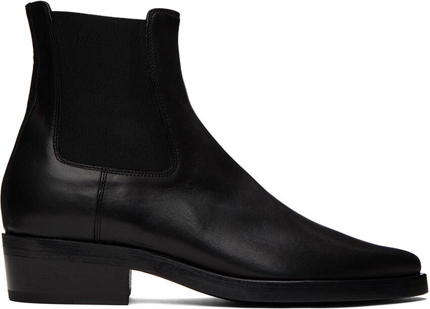 Fear of God Black Cowboy Chelsea Boots - Picture 5