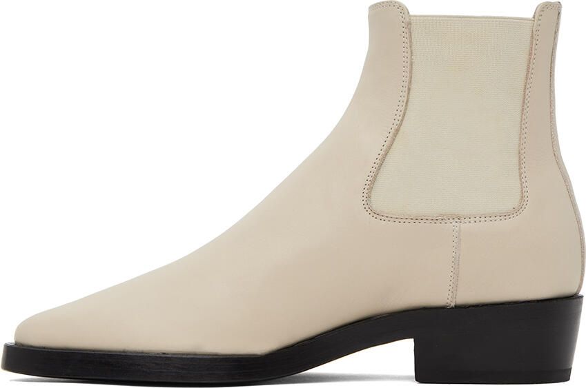 Fear of God Beige Cowboy Chelsea Boots - Picture 3