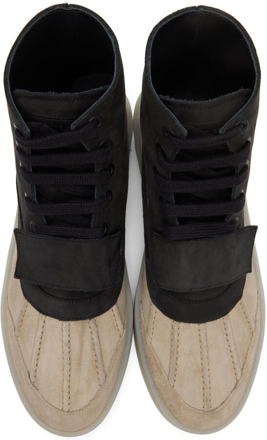 Fear of God Black & Taupe Duck Boots - Picture 3