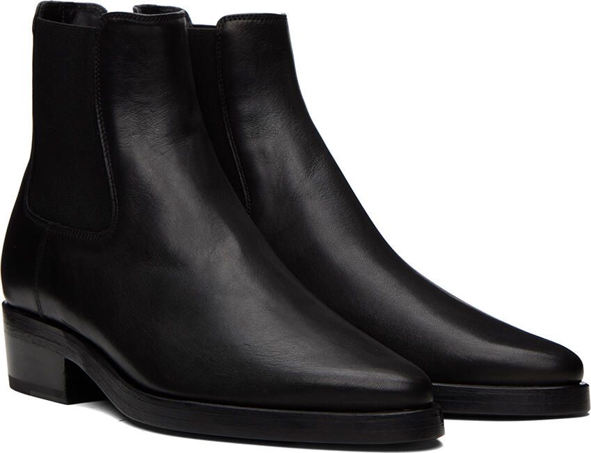 Fear of God Black Cowboy Chelsea Boots - Picture 2