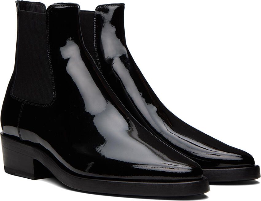 Fear of God Black Cowboy Chelsea Boots - Picture 2
