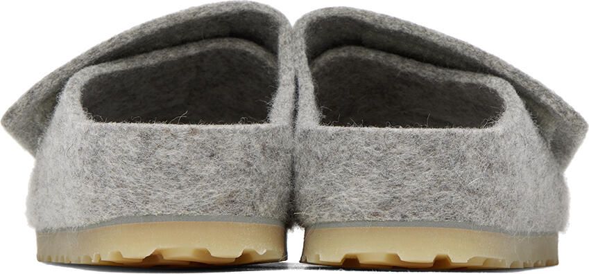 Fear of God Gray Birkenstock Edition Los Feliz Felt Sandals