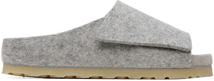 Fear of God Gray Birkenstock Edition Los Feliz Felt Sandals - Picture 6