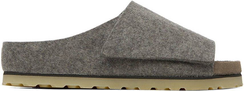 Fear of God Gray Birkenstock Edition Los Feliz Felt Sandals - Picture 5