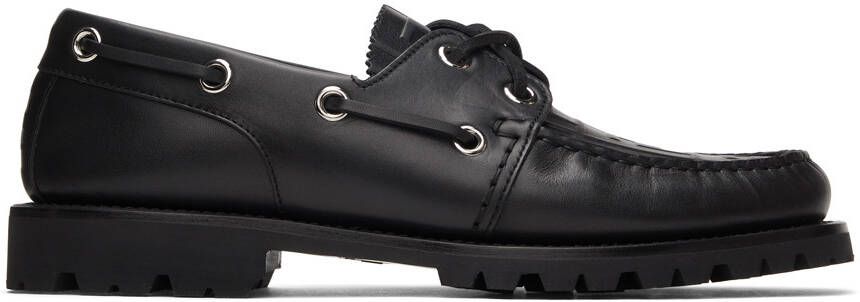 Fendi Black 'Forever ' Loafers - Picture 4