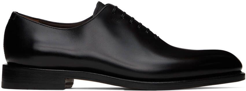 Ferragamo Black Angiolo Oxfords - Picture 5