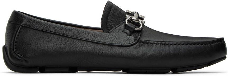 Ferragamo Black Driver Loafers - Picture 2