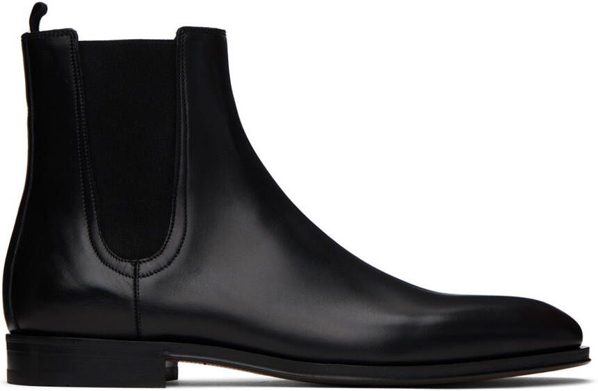 Ferragamo Black Falco Chelsea Boots - Picture 2