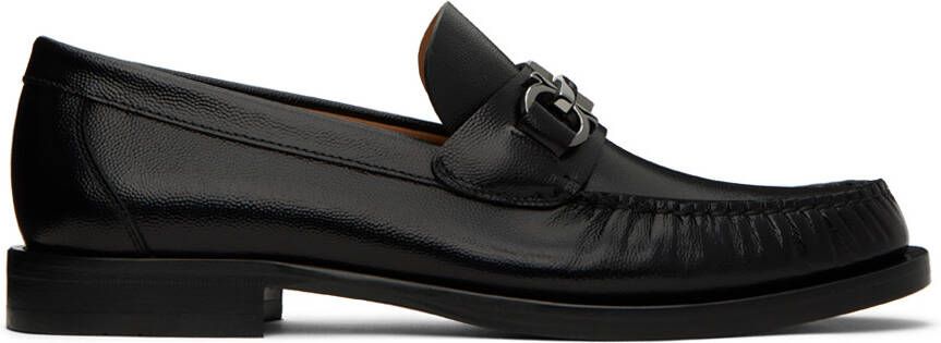 Ferragamo Black Gancini Loafers - Picture 5