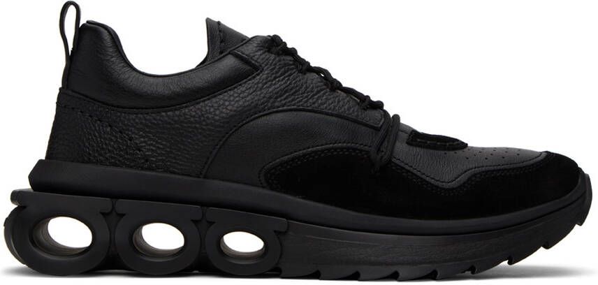 Ferragamo Black Nima Sneakers - Picture 5