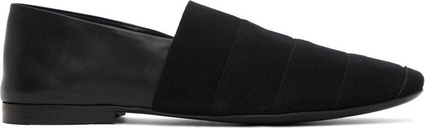 Ferragamo Black Slip-On Loafers - Picture 5
