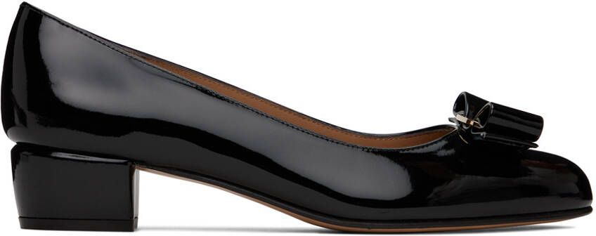 Ferragamo Black Vara Pumps - Picture 5