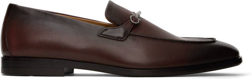 Ferragamo Brown Fedro Loafers - Picture 5