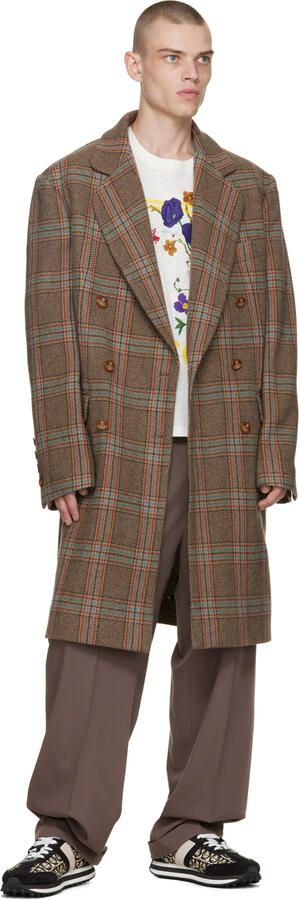 Salvatore Ferragamo Black & Beige Monogram Sneakers - Picture 4