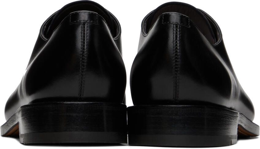 Ferragamo Black Angiolo Oxfords