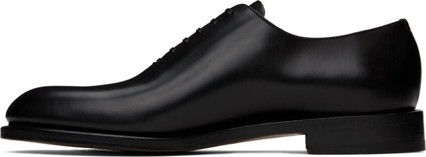 Ferragamo Black Angiolo Oxfords - Picture 3