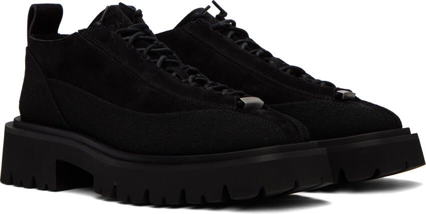 Ferragamo Black Atlante Derbys - Picture 2