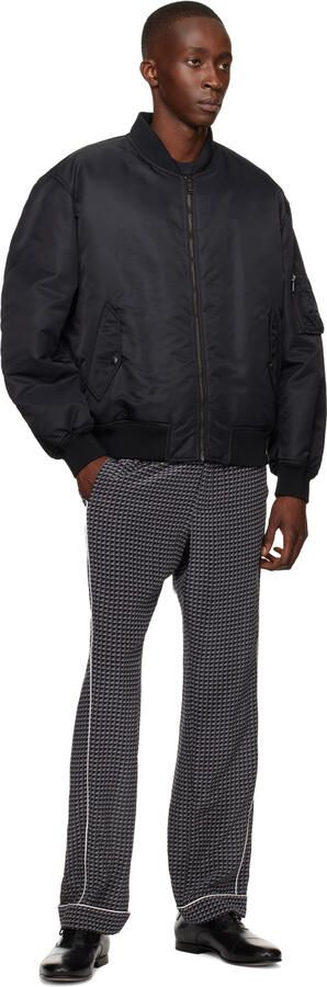 Ferragamo Black Button Oxfords - Picture 4