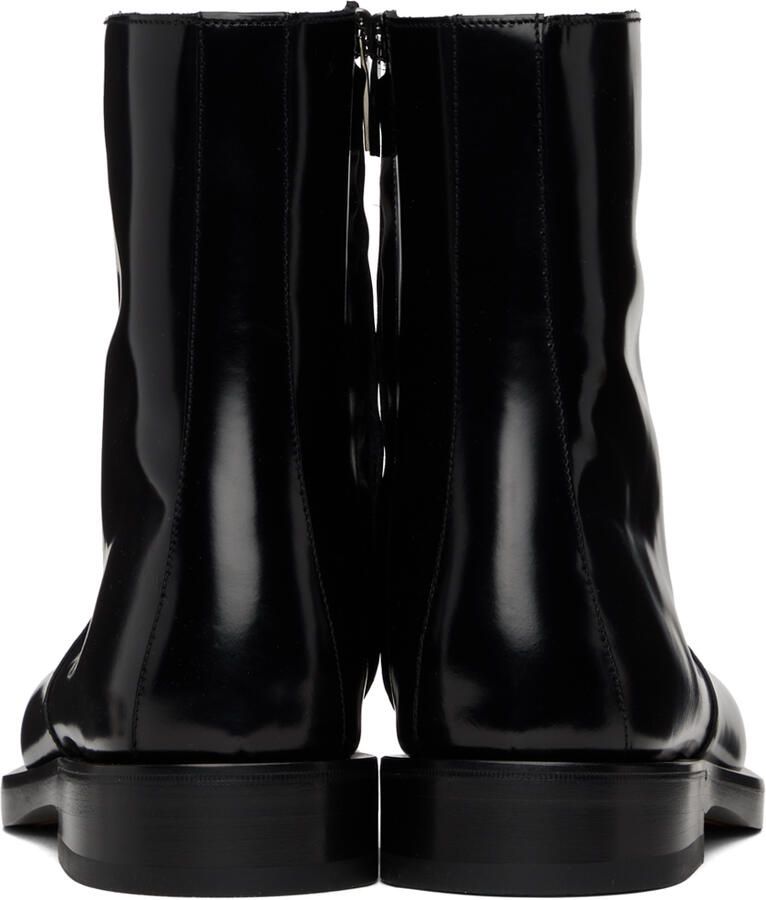 Ferragamo Black Calfskin Boots