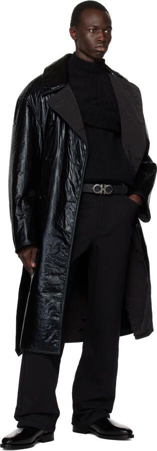 Ferragamo Black Calfskin Boots - Picture 4