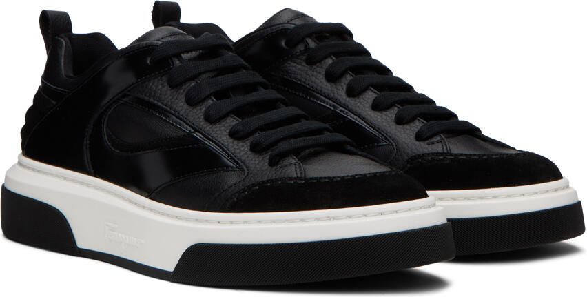 Ferragamo Black Cassina Sneakers - Picture 2