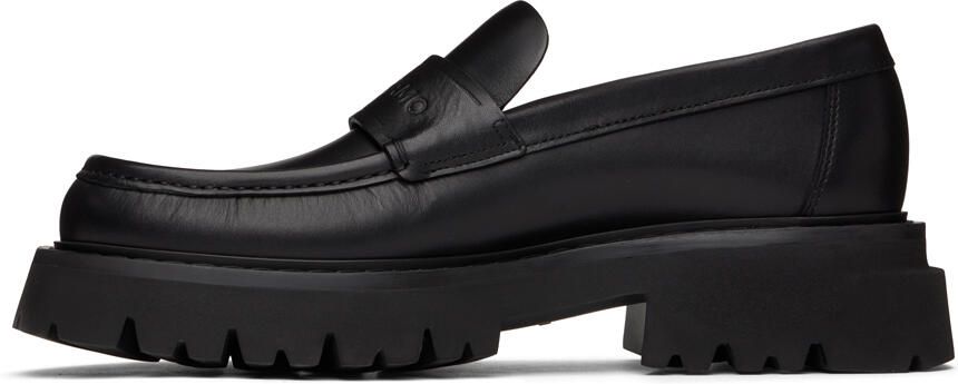 Ferragamo Black Chunky Loafers - Picture 3