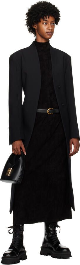 Ferragamo Black Combat Boots - Picture 4