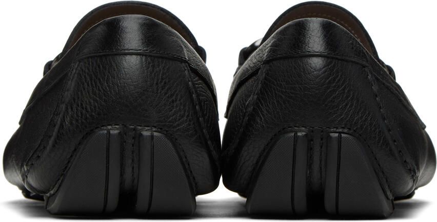 Ferragamo Black Driver Loafers - Picture 5