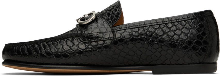 Ferragamo Black Galileo Loafers - Picture 3
