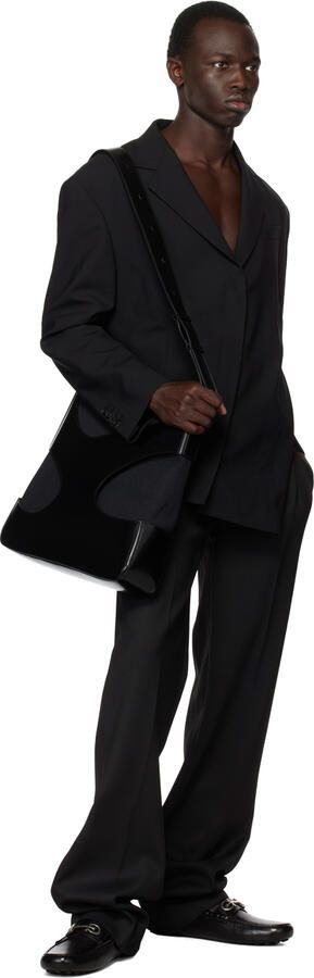 Ferragamo Black Gancini Driver Loafers - Picture 3