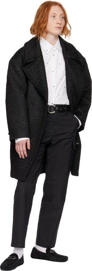 Salvatore Ferragamo Black Gancini Loafers - Picture 3