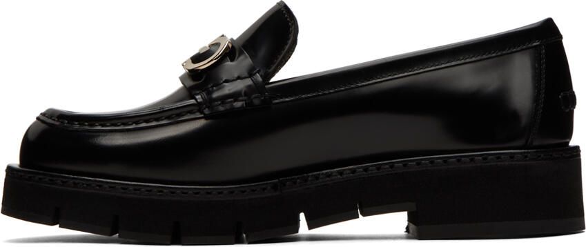 Ferragamo Black Gancini Loafers - Picture 3