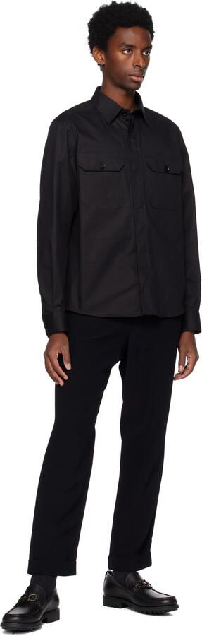 Ferragamo Black Gancini Loafers - Picture 4