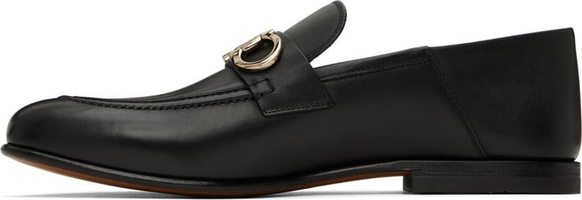 Ferragamo Black Gancini Loafers - Picture 4