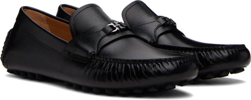 Ferragamo Black Gancini Loafers - Picture 2